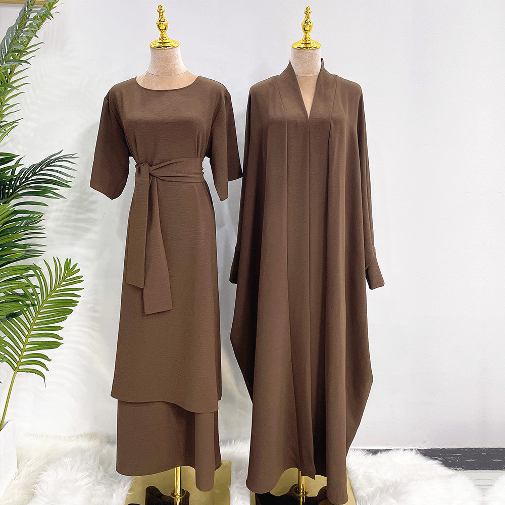 Tiered abaya set