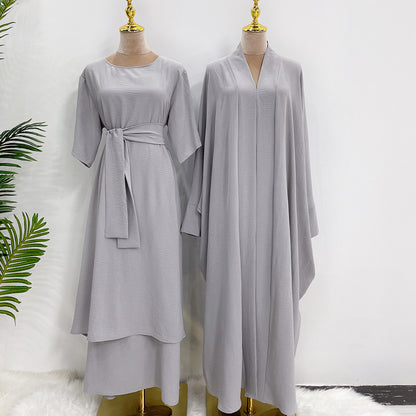 Tiered abaya set