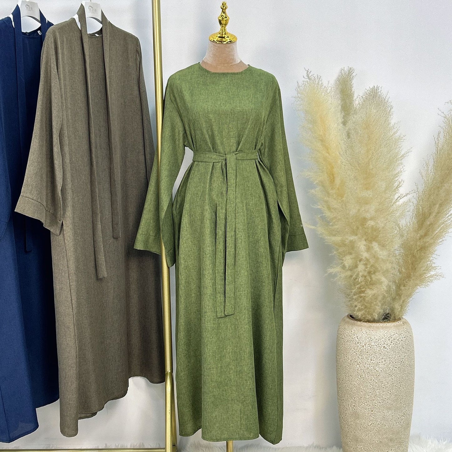 Abaya and dress set
